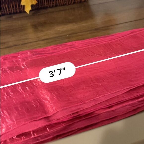 10 pieces  Sheer Organza Ribbon Roll Hot Pink Fabric Craft Decor - Picture 7 of 7